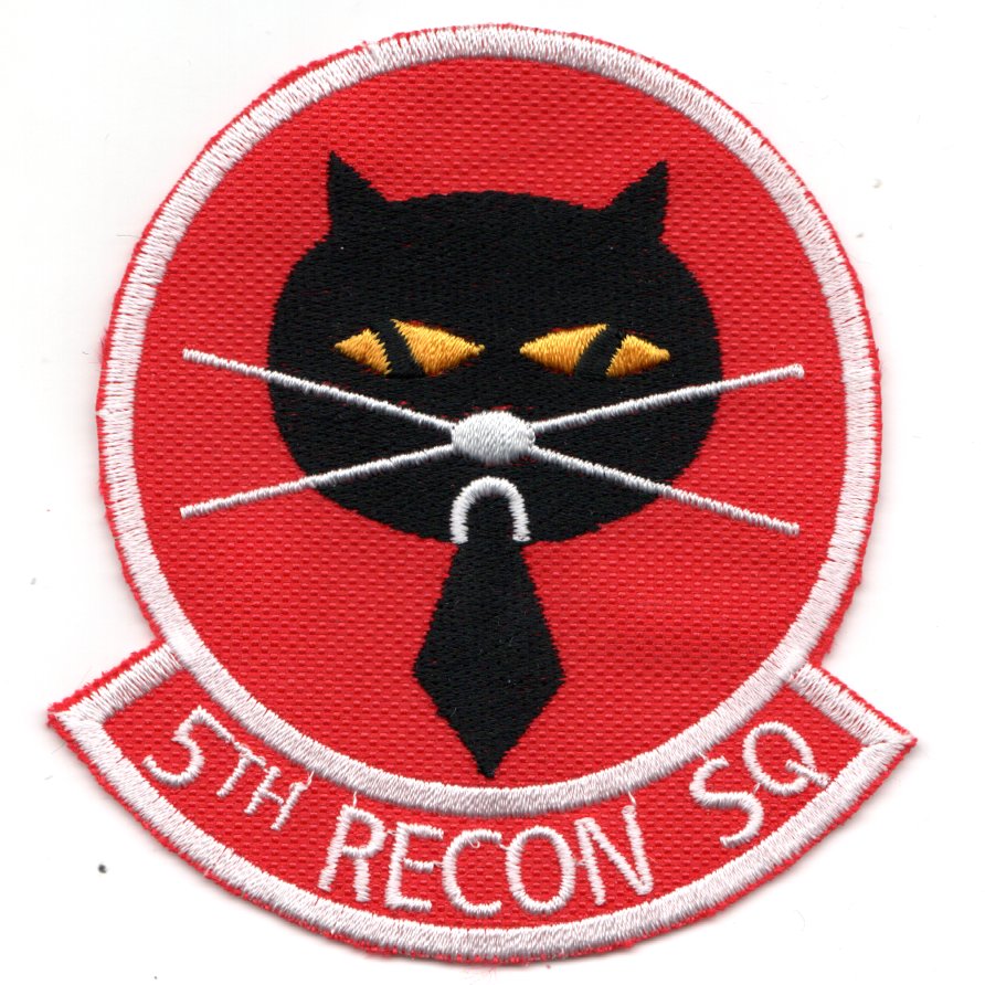 5th Reconnaissance Squadron (Red/White Letters)
