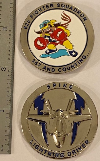 62FS 'Challenge' Coin (COLORED)