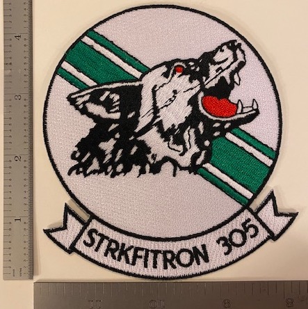 663) VFA-305 Squadron Patch (White)