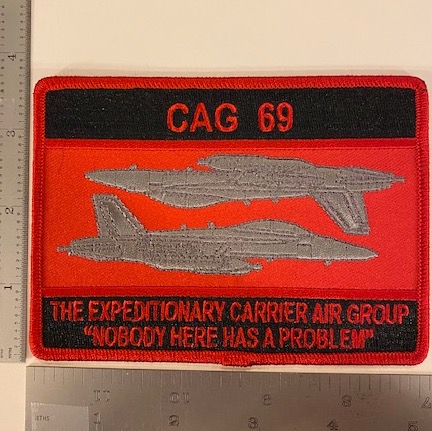 677) Carrier Air Group 69 (CAG-69) Patch (Red)