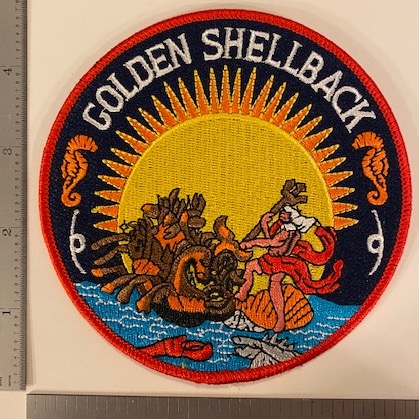 683) USN 'Golden Shellback' Patch