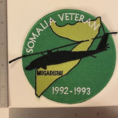 703) 1992 'SOMALIA VETERAN' Patch (Green)