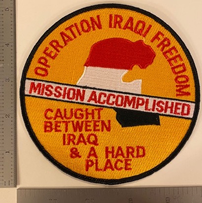 709) Operation IRAQI FREEDOM Patch (Orange)