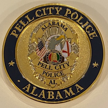 PELL CITY, AL Police Coin (Back)