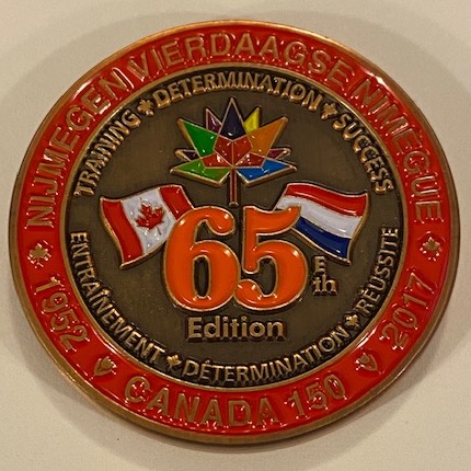 CANADIAN 65th Anniv Coin (Front)