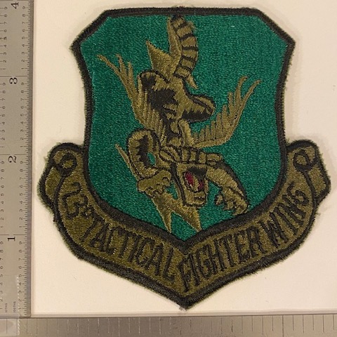 734) 23rd Tactical Fighter Wing Crest (Subd)