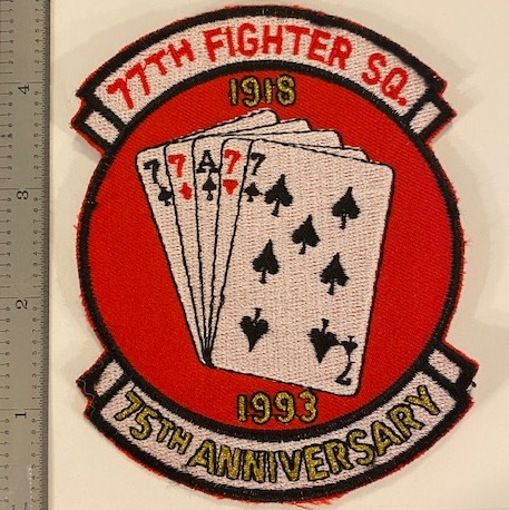 743) 77th Fighter Sqdn 75th Anniv Patch
