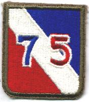 US Army 75th R/W/B Patch