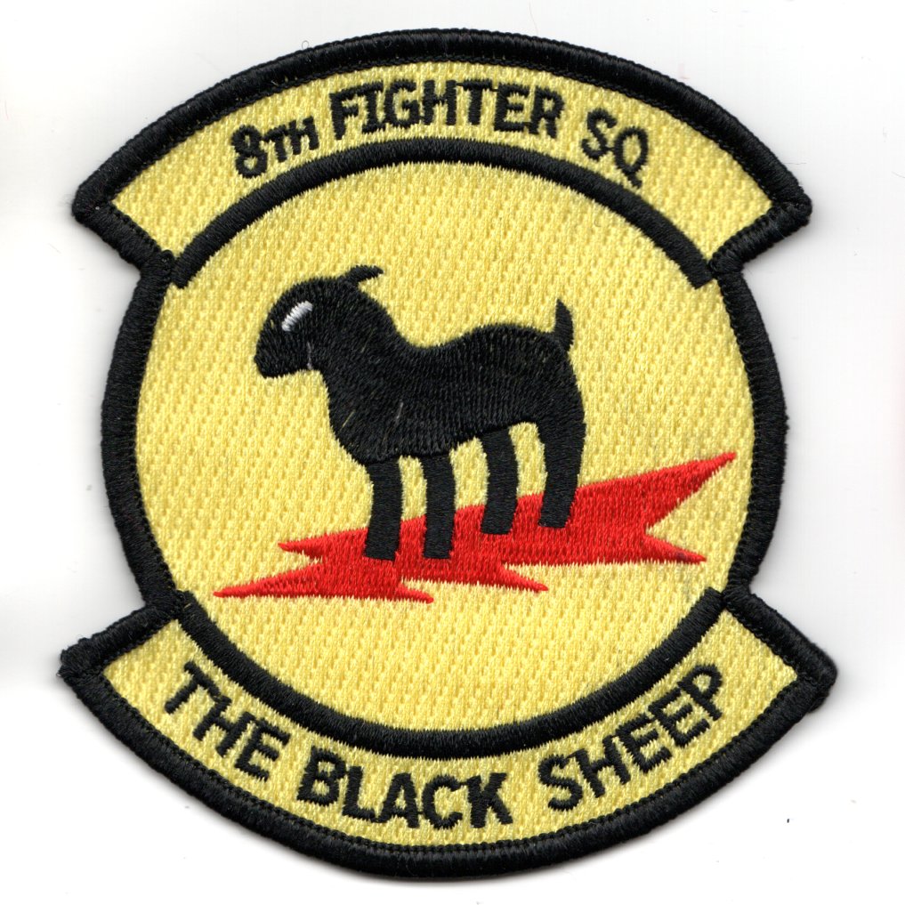 8FS 'The BLACK SHEEP' Sqdn (Yellow Eyes/2 Tabs)