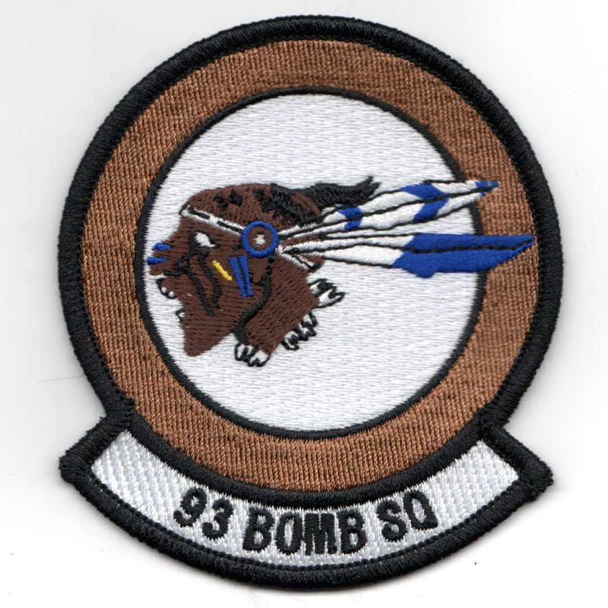 93rd Bomb Squadron Patch (White Tab)