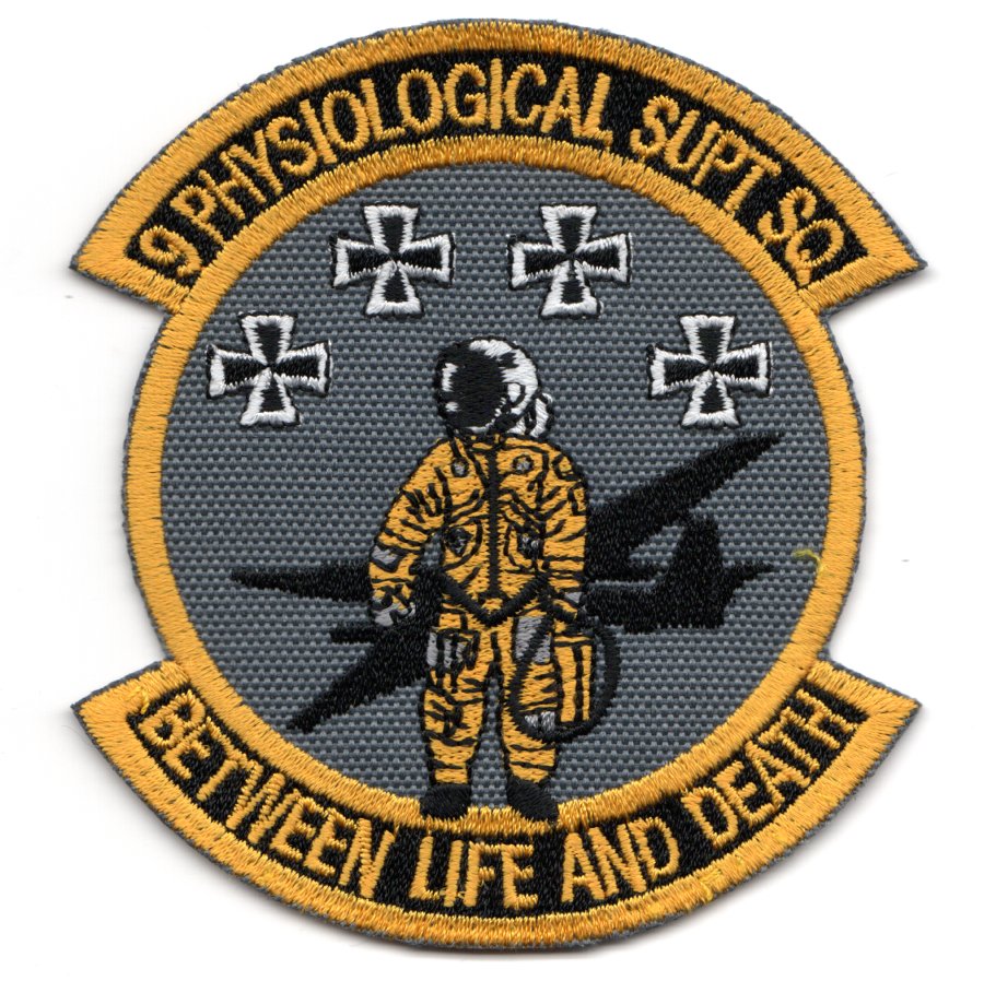 (U-2) 9th Physiological Supt Sqdn Patch (Yellow/K)