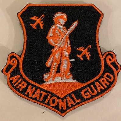 ANG Crest Patch (NEON-ORANGE/WHITE MM)