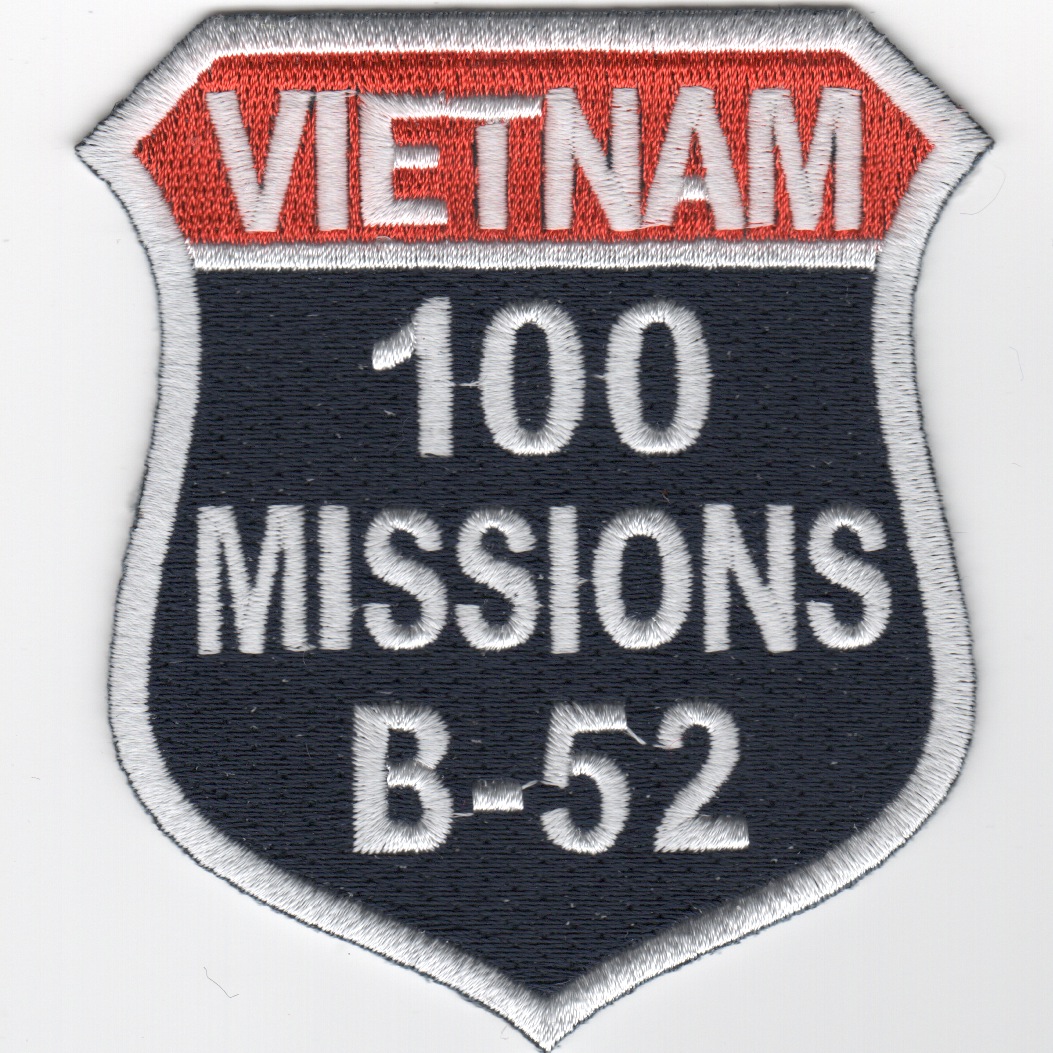 B-52 '100 Missions' Vietnam (Velcro)