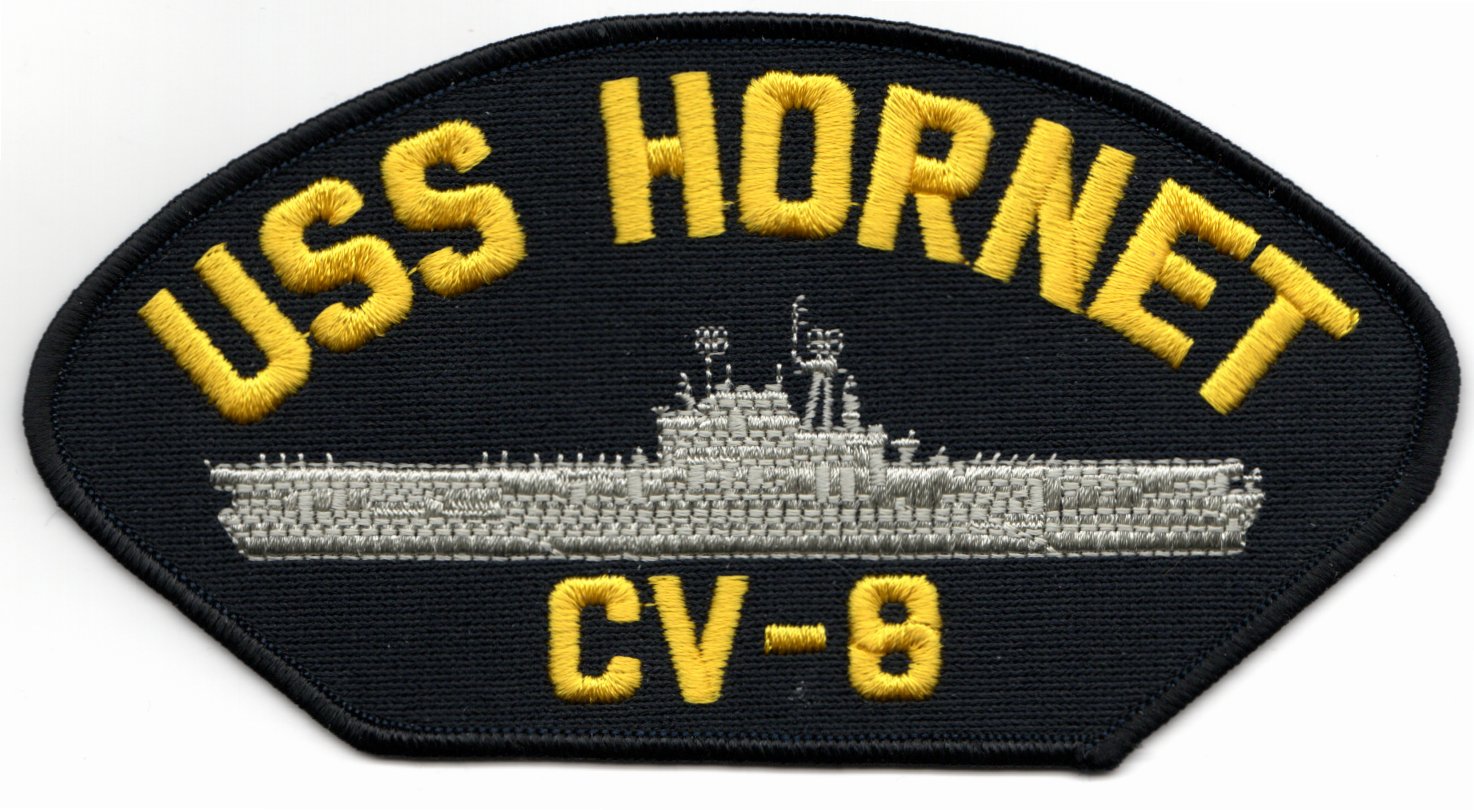 USS HORNET (CV-8) Ballcap Patch