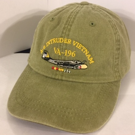VA-196 'Vietnam' Ballcap (Khaki/Dir. Emb.)