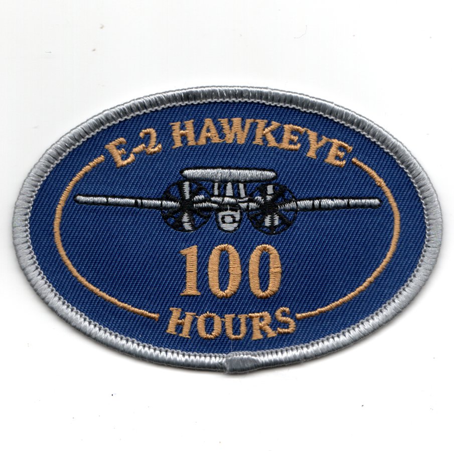 E-2 '100 Hours' Oval (Blue)