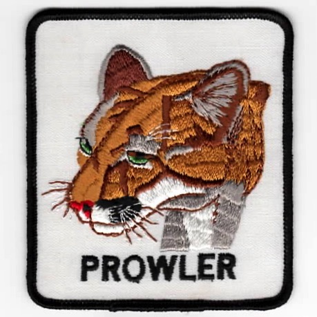 'ORIGINAL 1980's PROWLER Patch (White/Rect)