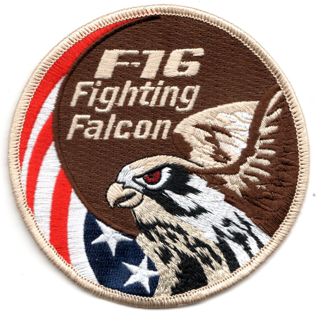 F-16 Fighting Falcon Patch (Des/VELCRO)