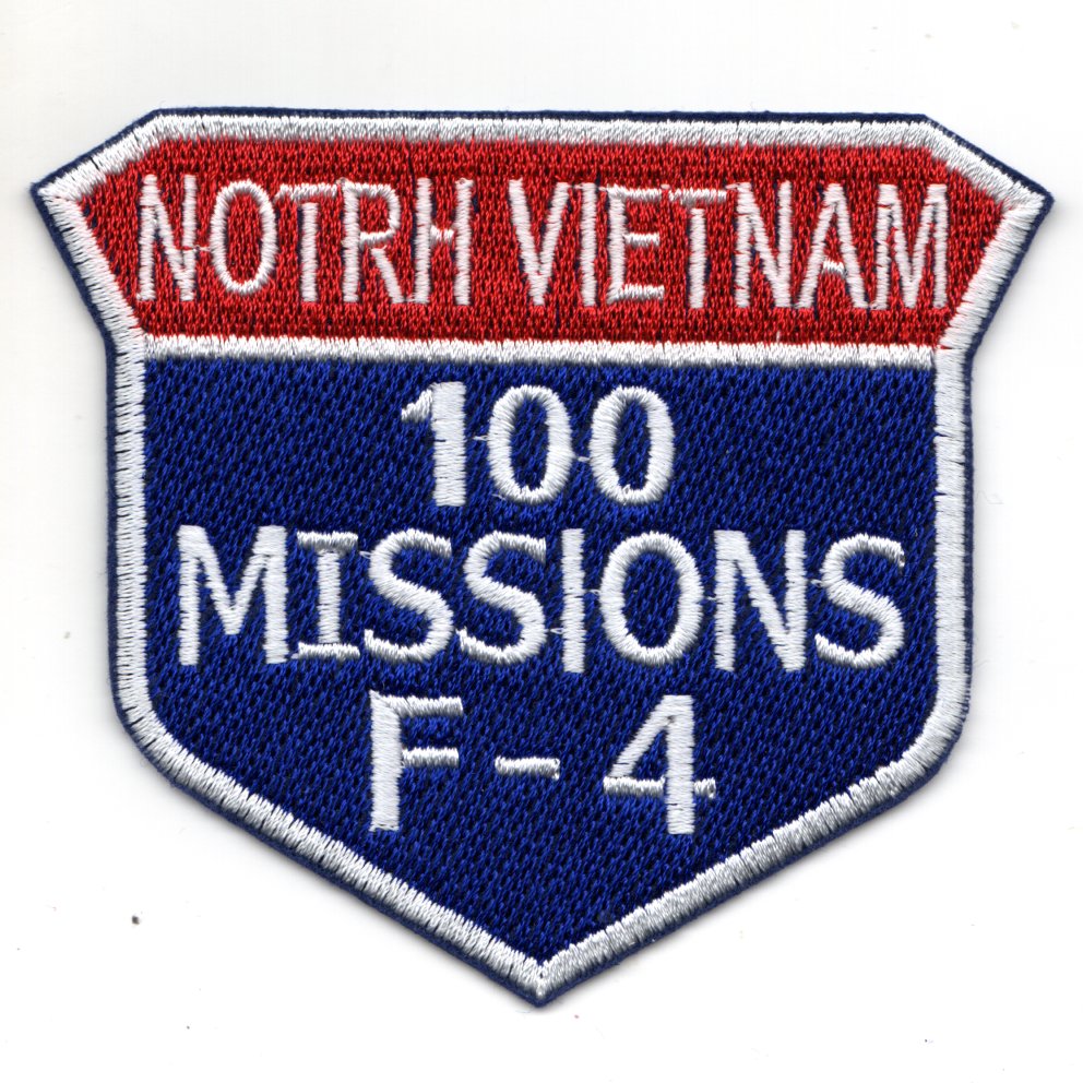 F-4 100 Missions (N. Viet) Shield