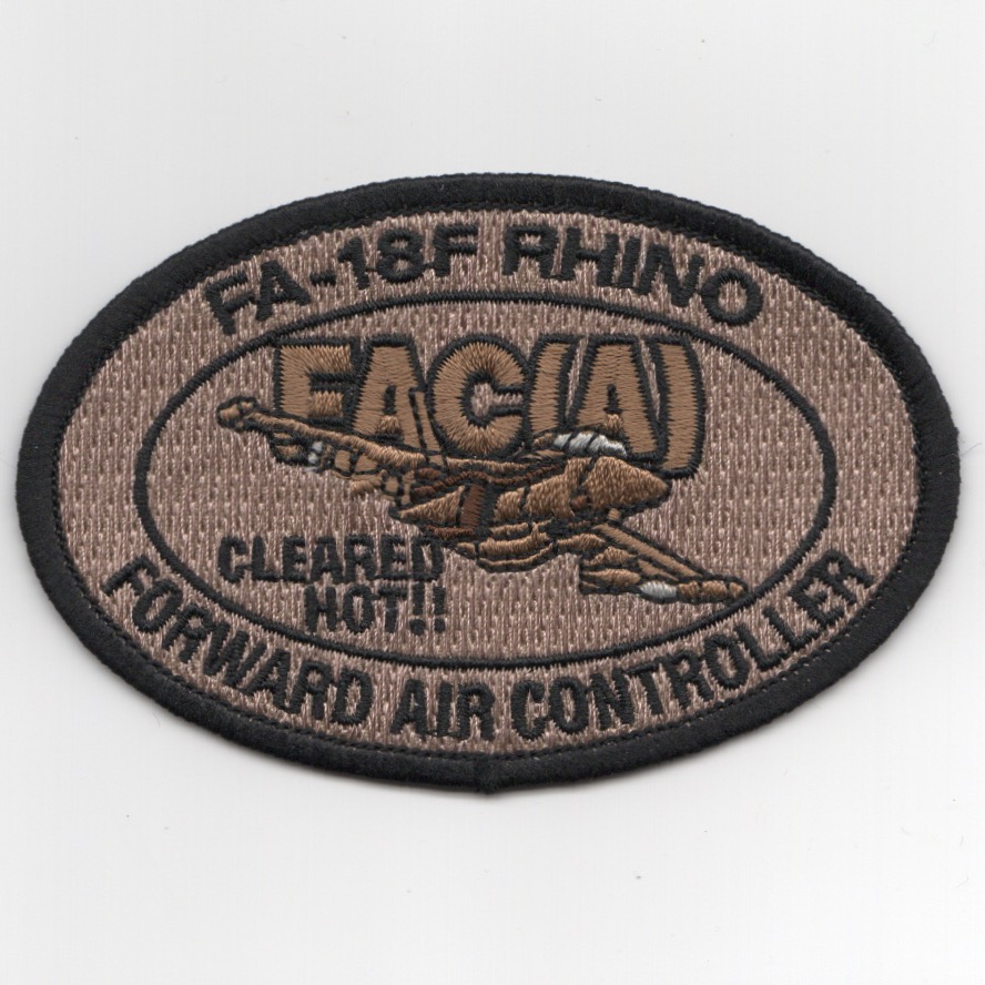 F/A-18F FAC-A Patch (Des-Oval)
