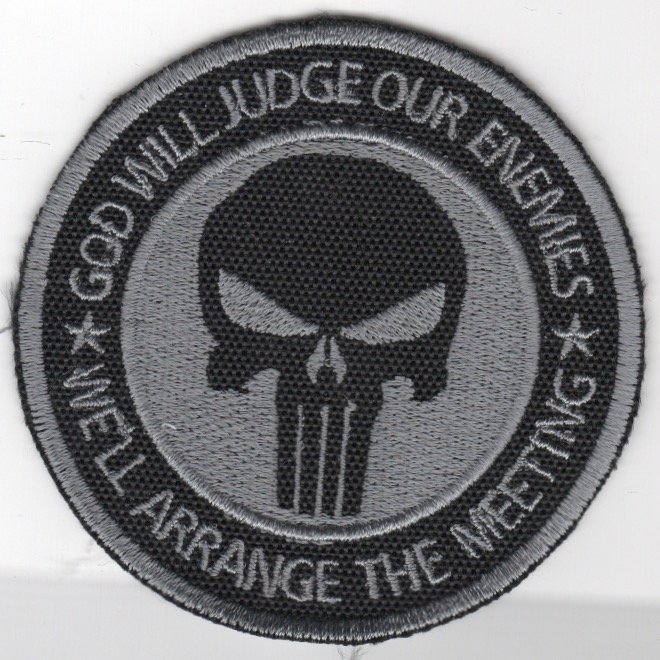 'GOD WILL JUDGE OUR ENEMIES' Patch