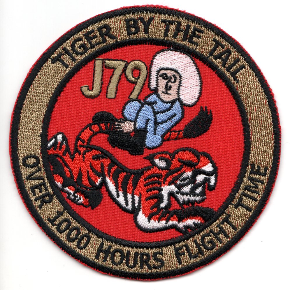 'GE J79 'Tiger By The Tail' Engine Patch