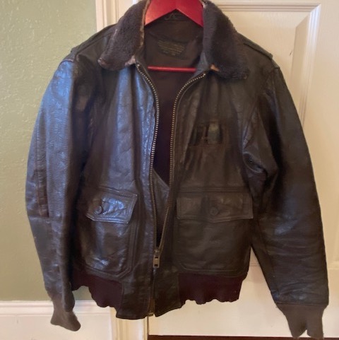 USN Vietnam-era Leather Flight Jacket