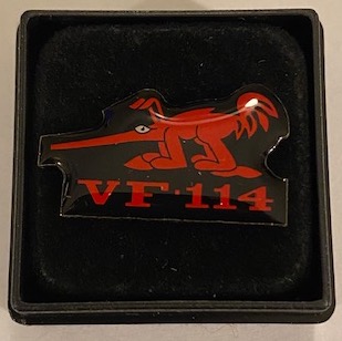 Lapel Pin: VF-114 'ZOTT' (Red)