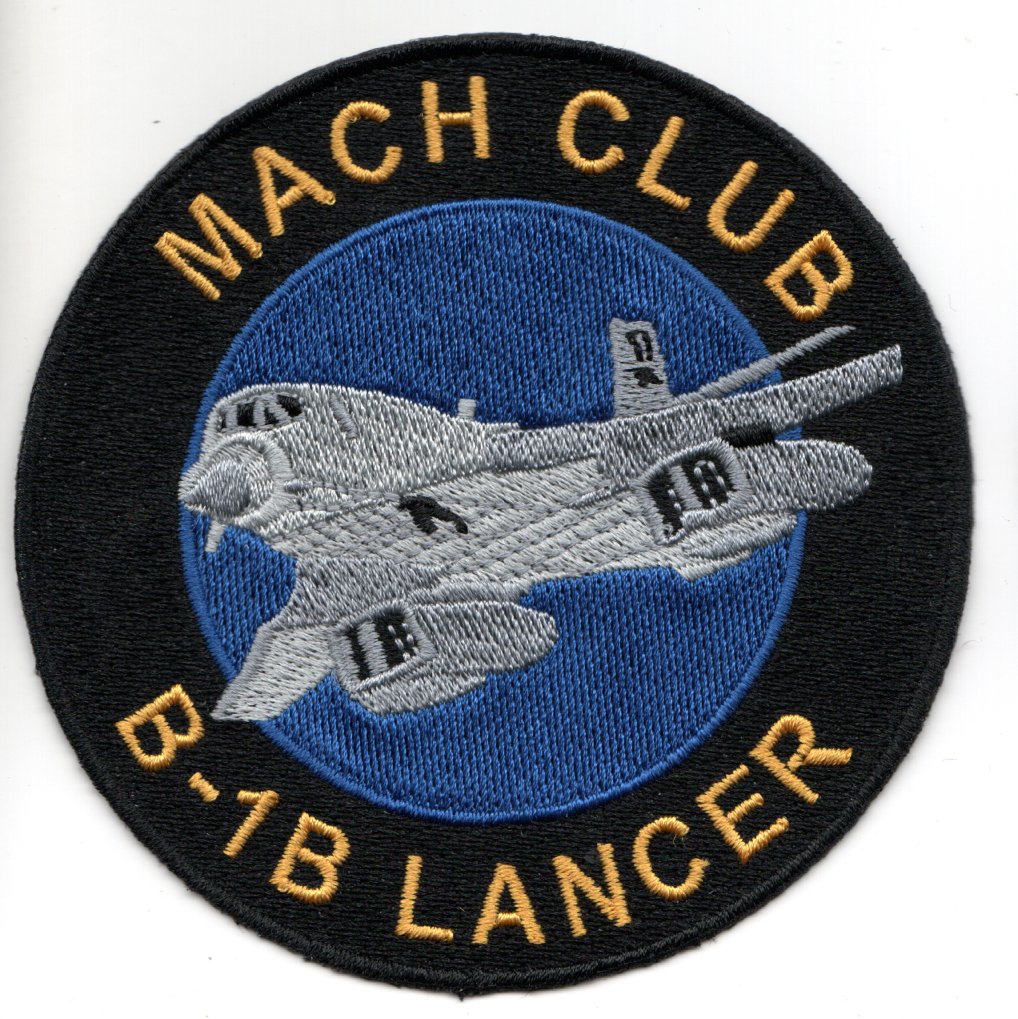 MACH CLUB Patch: B-1B Lancer