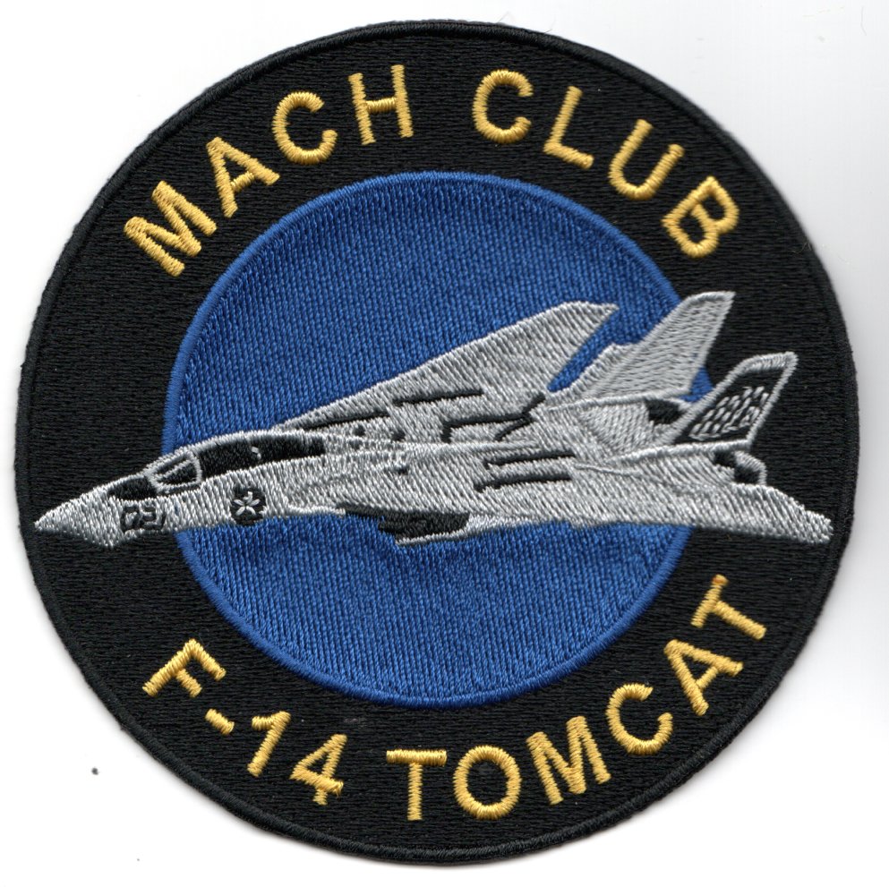 MACH CLUB Patch: F-14 Tomcat
