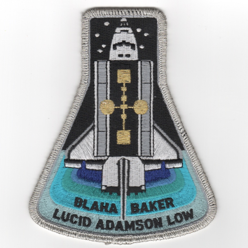 NASA-Blaha Mission Patch (Silver)