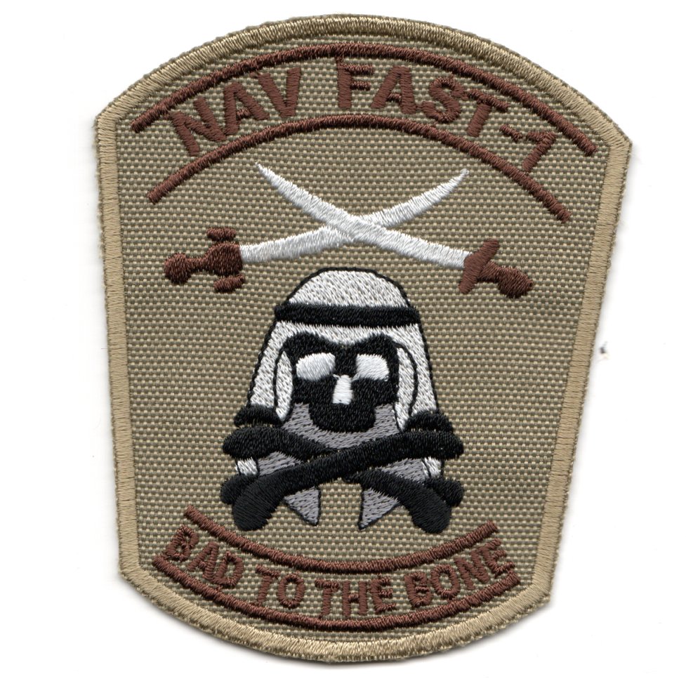 NAV FAST-1 *Bad To The Bone* Patch