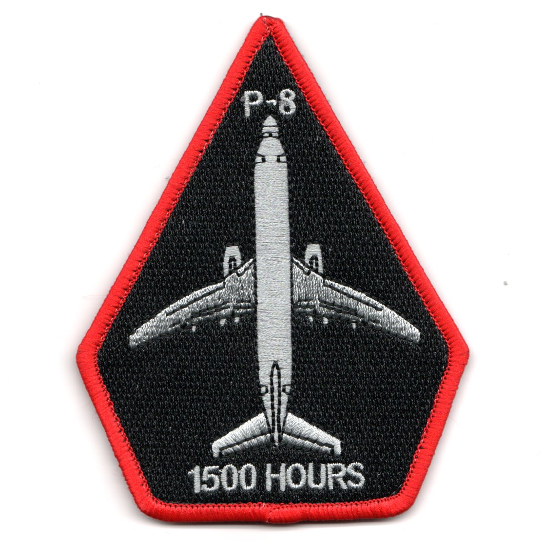 P-8 '1500 Hours' Patch (Velcro)