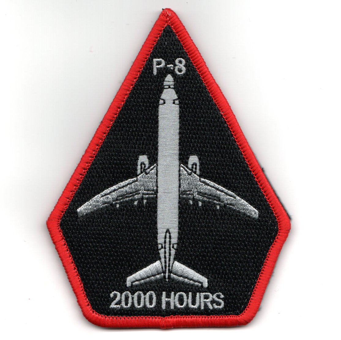 P-8 '2000 Hours' Patch (Velcro)