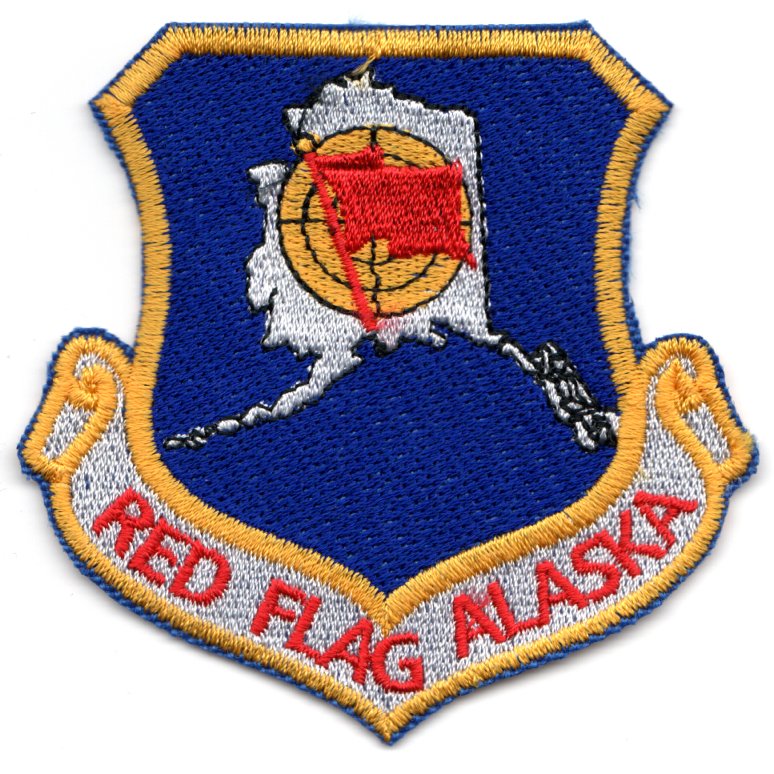 Red Flag-Alaska Crest (Blue/K)