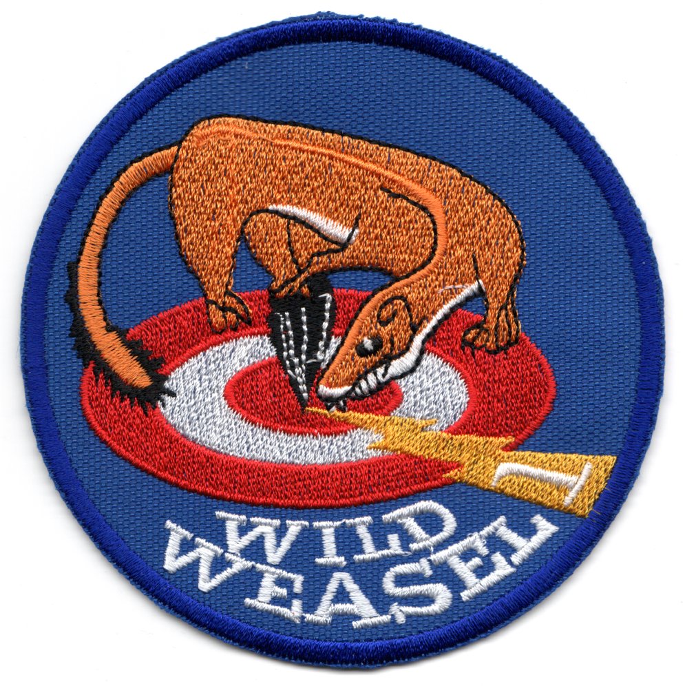 Wild Weasel Patch (Blue)