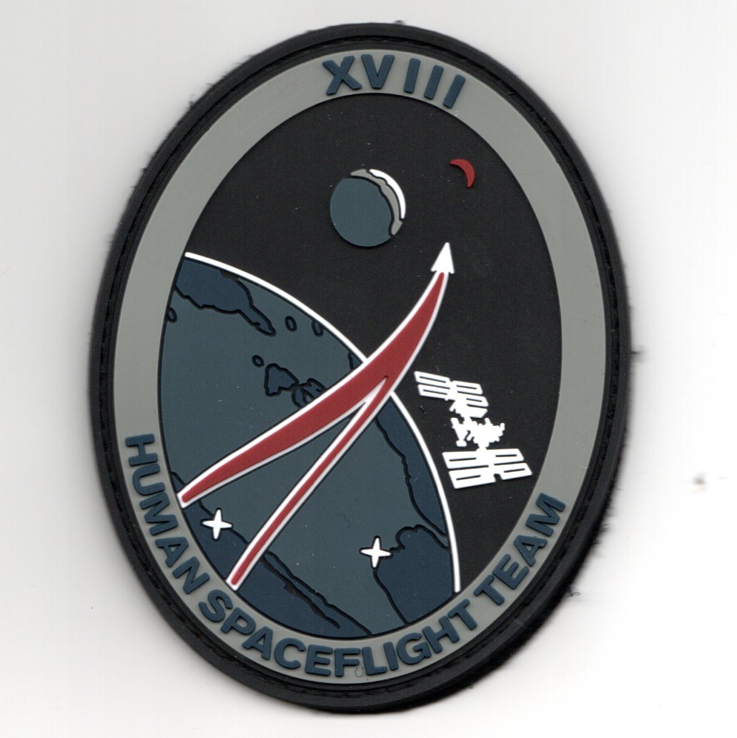 HUMAN Spaceflight Team XVIII (Oval/PVC)