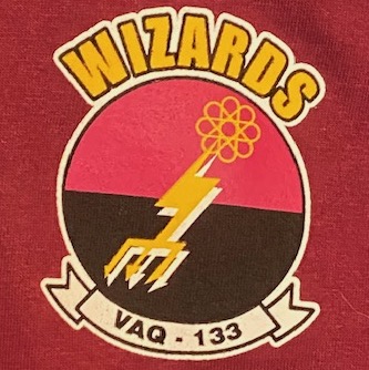 VAQ-130 *WIZARDS* T-shirt (FRONT LOGO)