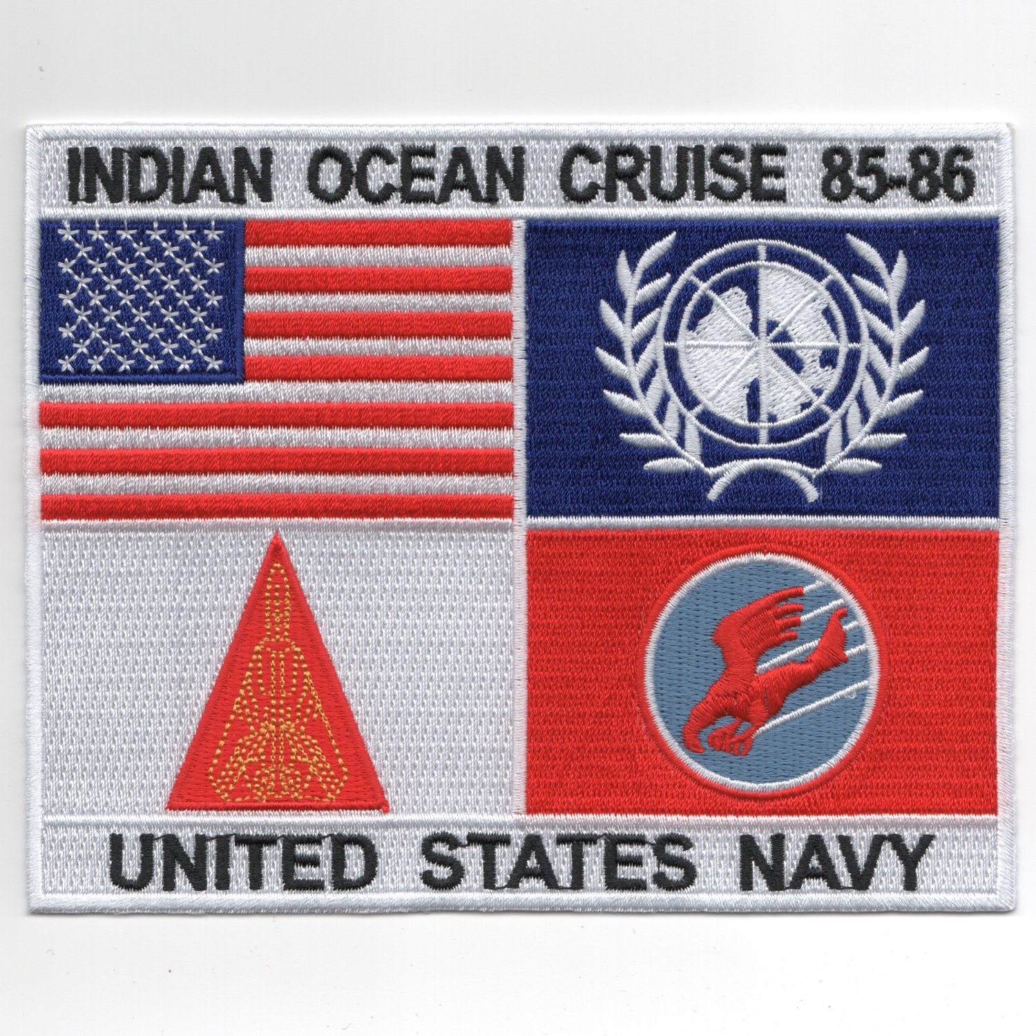 Indian Ocean 1985-86 Cruise Backpatch