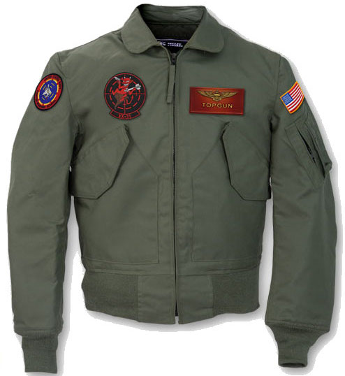 TOPGUN (2020): 'CWU-36P Green NOMEX Jacket (w/Patches)