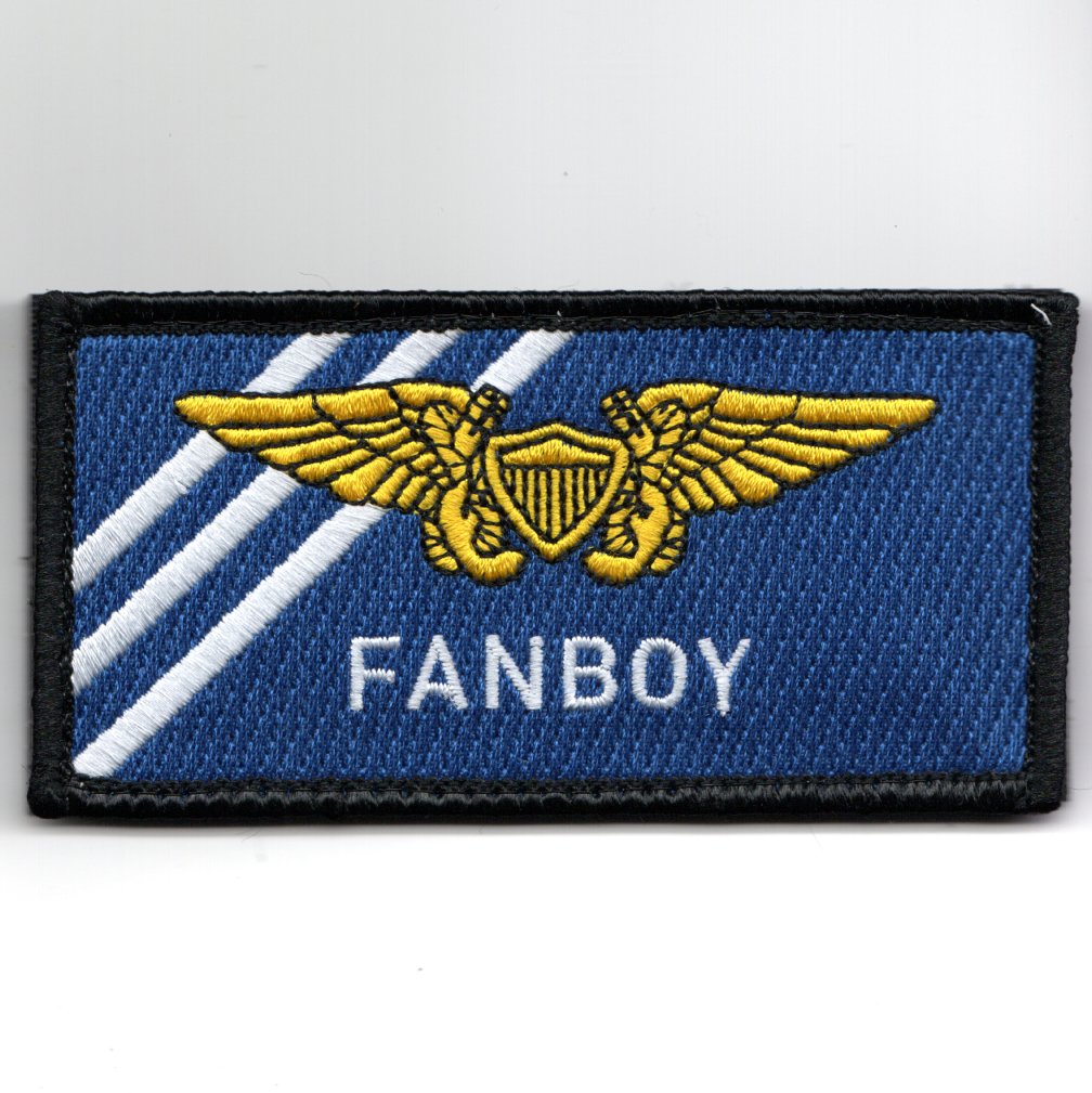 TG:MAV 'FANBOY' Nametag (Blue/V)