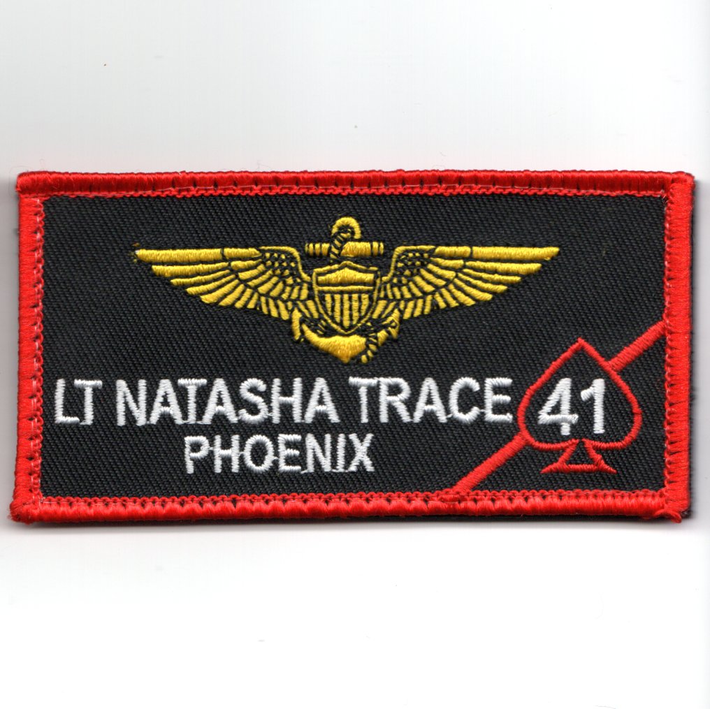 TG:MAV LT Natasha 'PHOENIX' Trace Nametag (Red-Blk/V)