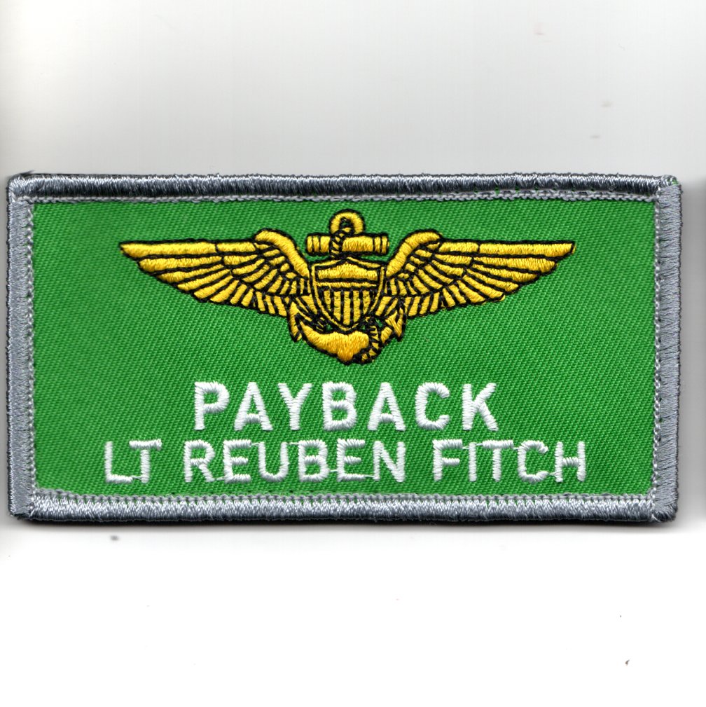 TG:MAV LT Reuben 'PAYBACK' Fitch Nametag (Green/V)