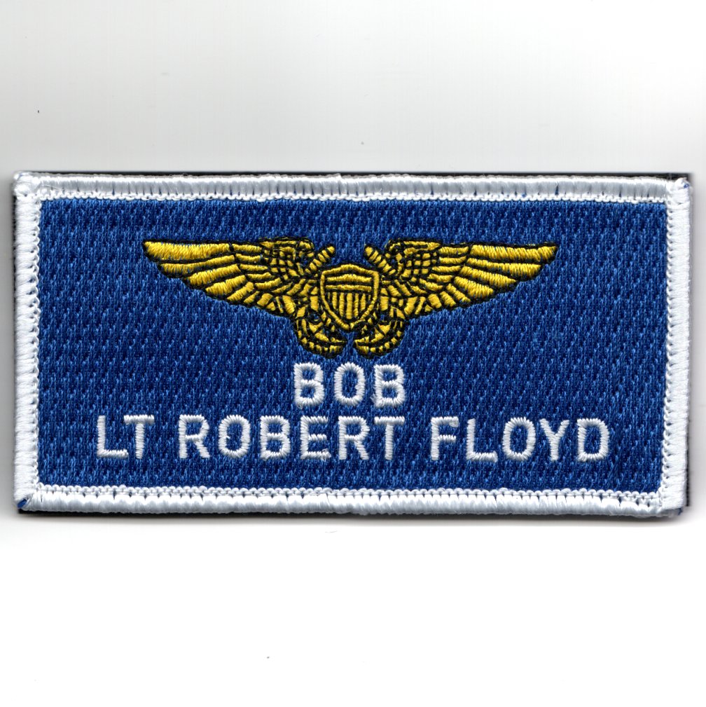 TG:MAV LT 'BOB' (over) Robert Floyd Nametag (Blue/V)