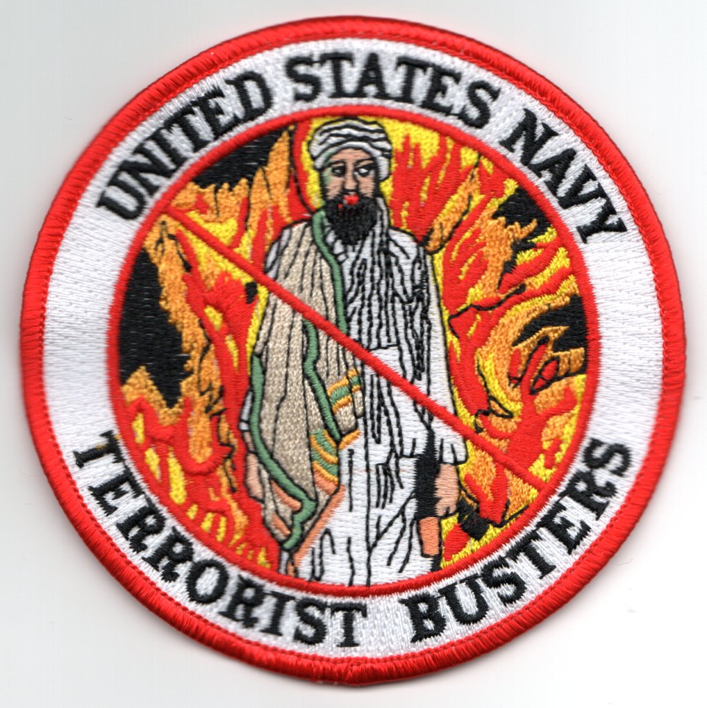 USN Terrorist Busters (Red-White/Bin Laden)