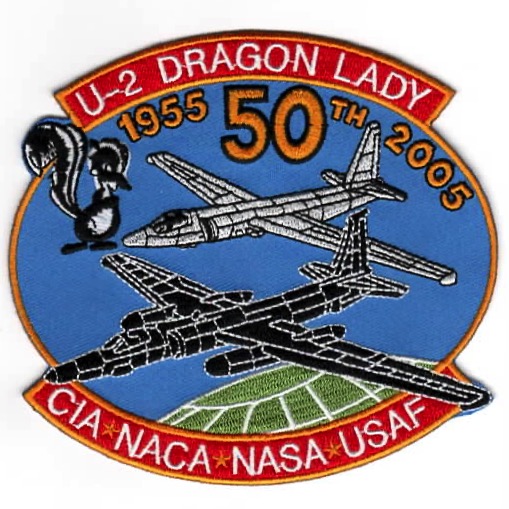 U-2 50th Anniversary Patch (Large/Oval)