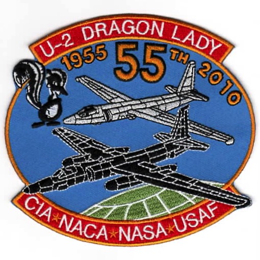 U-2 55th Anniversary Patch (Large/Oval)