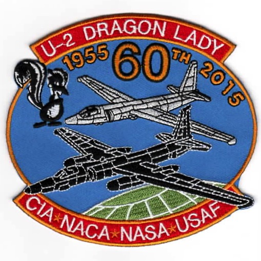 U-2 60th Anniversary Patch (Large/Oval)
