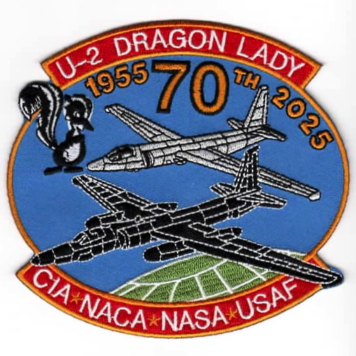 U-2 70th Anniversary Patch (Large/Oval)
