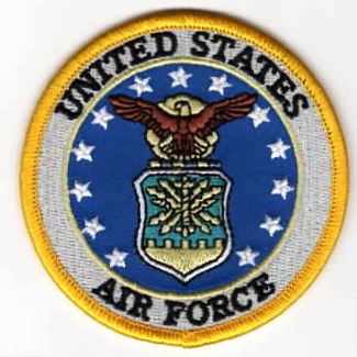 USAF *OLD* LOGO Patch (Round/Blue/4-in)